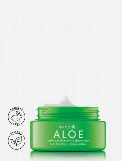 Crema Gel Hidratante Reparadora para Rostro Aloe Vera