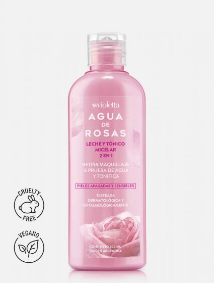 Leche y Tónico Micelar Agua de Rosas