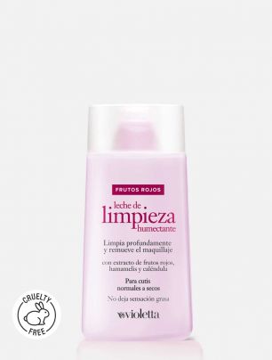 Leche de Limpieza Humectante Frutos Rojos