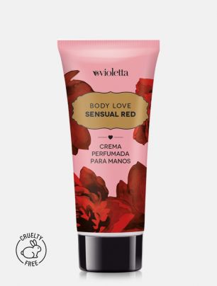 Crema Perfumada para manos Body Love Sensual Red