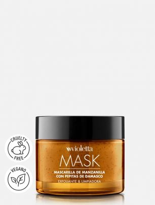 Mascarilla de Manzanilla con Pepitas de Damasco Exfoliante y Limpiadora Mask