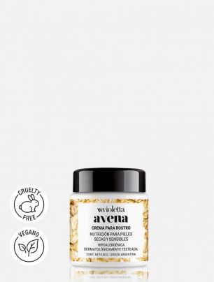 Crema Rostro Piel Seca y Sensible Avena