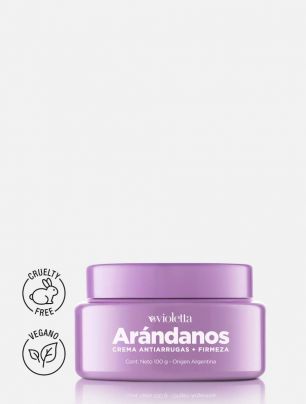 Crema de rostro Antiarrugas + Firmeza Arándanos