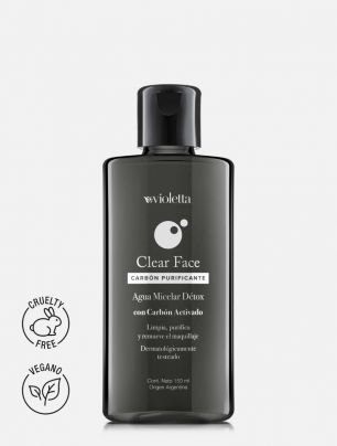 Agua Micelar Détox Carbón Purificante Clear Face