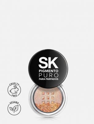 Pigmento Puro para Párpados Silk Kiss - Rose Golden