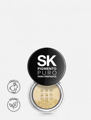 Pigmento Puro para Párpados Silk Kiss - Golden 