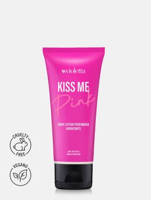 Body Lotion Perfumada Hidrante Kiss Me Pink