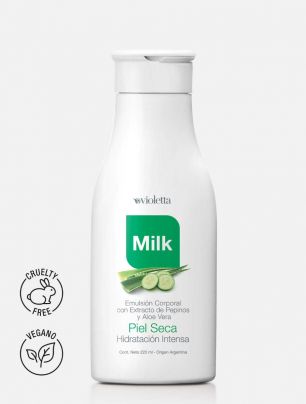 Emulsión Corporal con Extracto de Pepinos y Aloe Vera Milk 