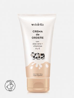 Crema de Ordeñe con Aloe Vera + Vitaminas A y E