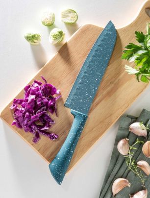 Cuchilla 7,5" Chef Star Cuisine Línea Stone Petróleo