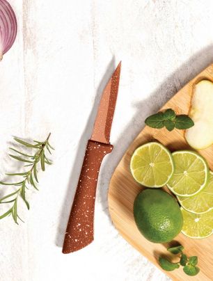 Cuchillo para Frutas y Vegetales Star Cuisine Línea Stone Terracota