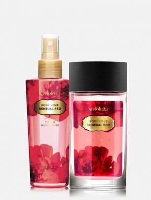 Set Body Love Sensual Red - Eau de Toilette + Body Splash