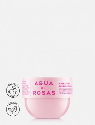 Crema Facial Agua de Rosas 