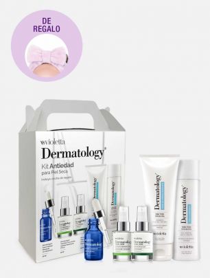 Kit antiedad para Pieles Secas Dermatology + Vincha de regalo