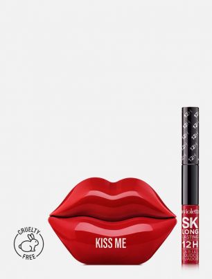 Eau de Toilette Kiss me Red + Labial 12H Encendé la pasión Silk kiss Long Lasting