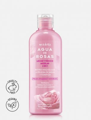 Leche y Tónico Micelar Agua de Rosas