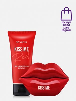 Set Eau de Toilette Kiss me + Body Lotion Kiss Me Red + ¡Bolsa de regalo!