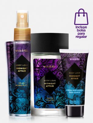 Set MIdnight Affair  Eau De Toilette + Body Love Splash + Crema Perfumada 