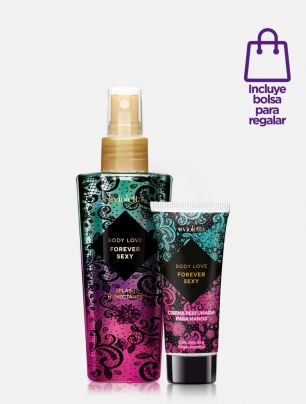 Set Body Splash + Crema Perfumada para manos Forever Sexy + ¡Bolsa de regalo!
