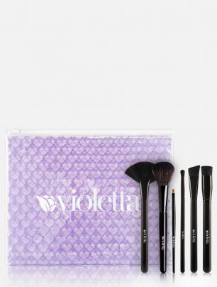Set 6 brochas Violetta + Neceser Grande