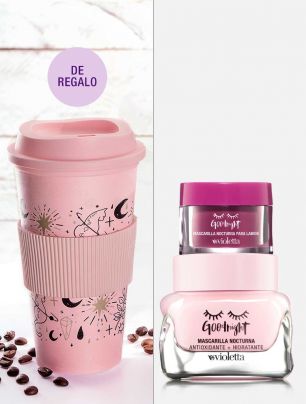 Set Mascarilla de Rostro y Labios Good Night + ¡Vaso de regalo!