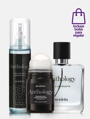 Set Eau de Toilette + Deo Colonia + Desodorante Anthology+ ¡Bolsa de regalo! 