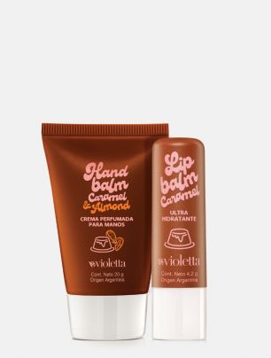 Set Lip + Hand Balm Caramel