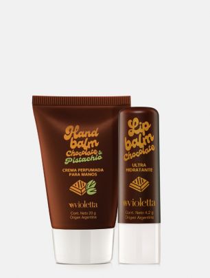Set Lip + Hand Balm Chocolate