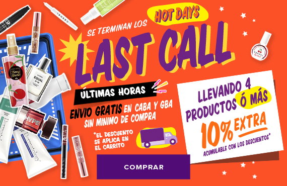 Dirigir a https://www.violettacosmeticos.com/hot-days/last-call.html